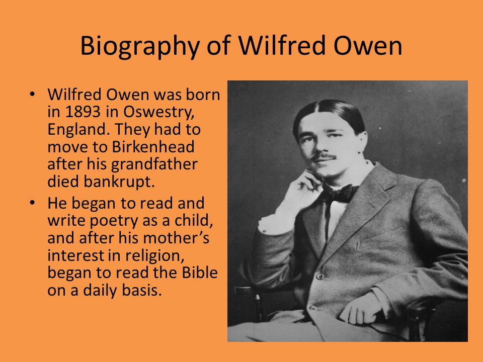 Biography of Wilfred Owen