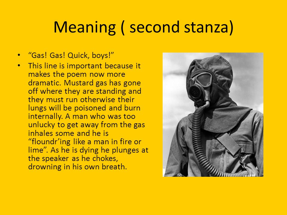 Meaning ( second stanza)