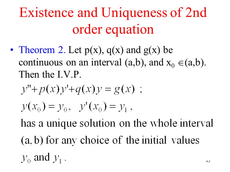 Math 2 Differential Equations Ppt Video Online Download