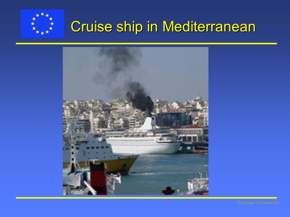 Cruise ship in Mediterranean
