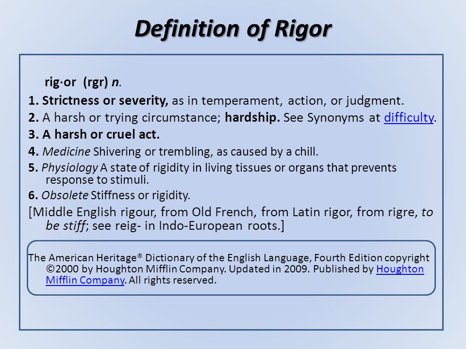 RIGOR is NOT a Four-Letter Word Chapter 1: The Case for Rigor - ppt video  online download