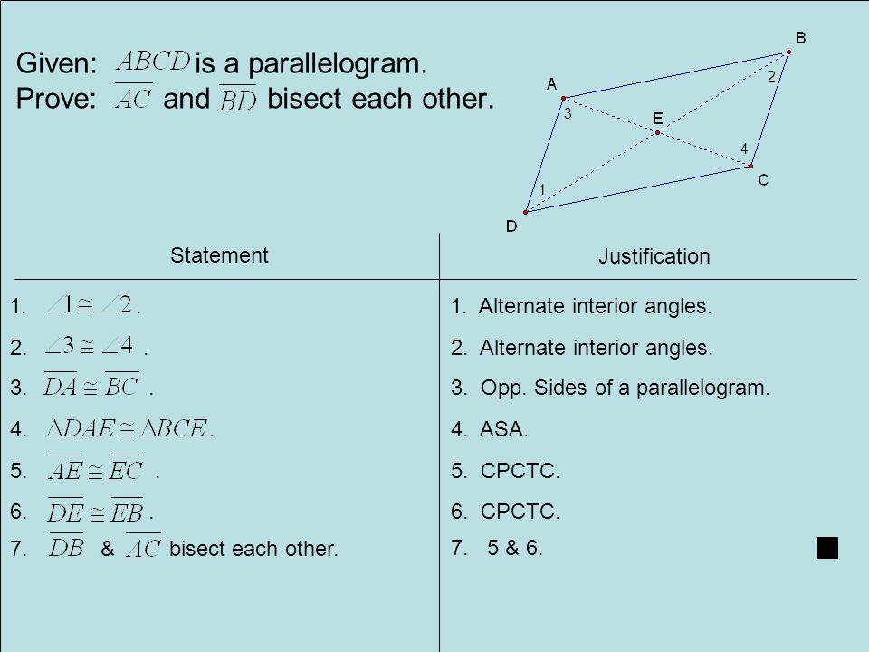 Given Is A Rhombus Prove Is A Parallelogram Ppt Video