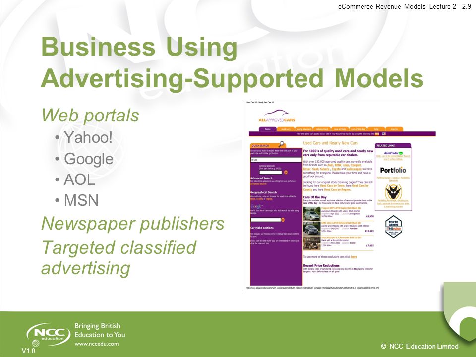 Business Using Advertising-Supported Models
