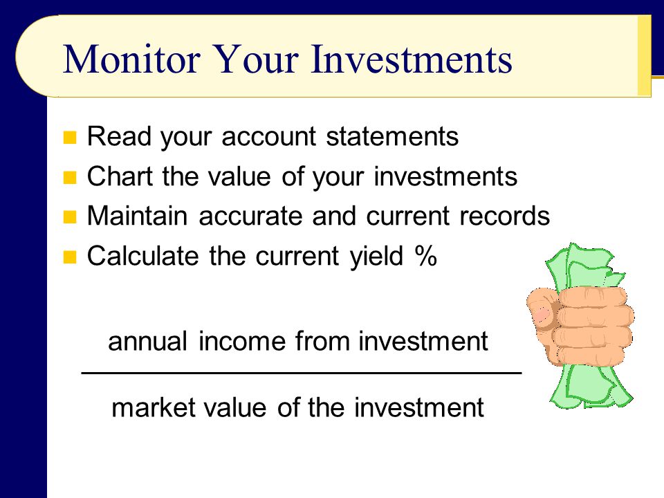 Monitor Your Investments