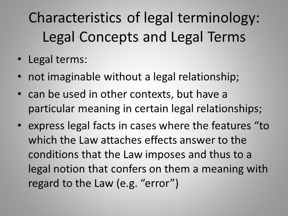 Legal Terminology Chapter ppt video online download