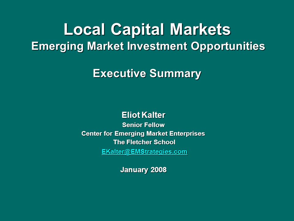 Center for Emerging Market Enterprises