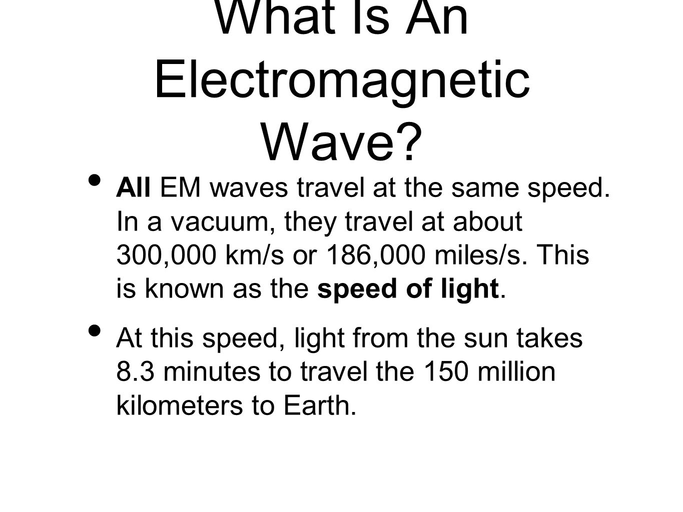 What Is An Electromagnetic Wave