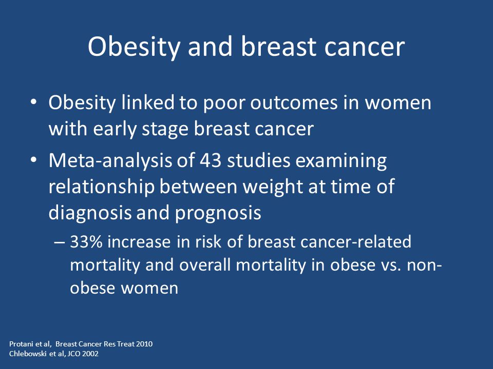 Obesity and breast cancer