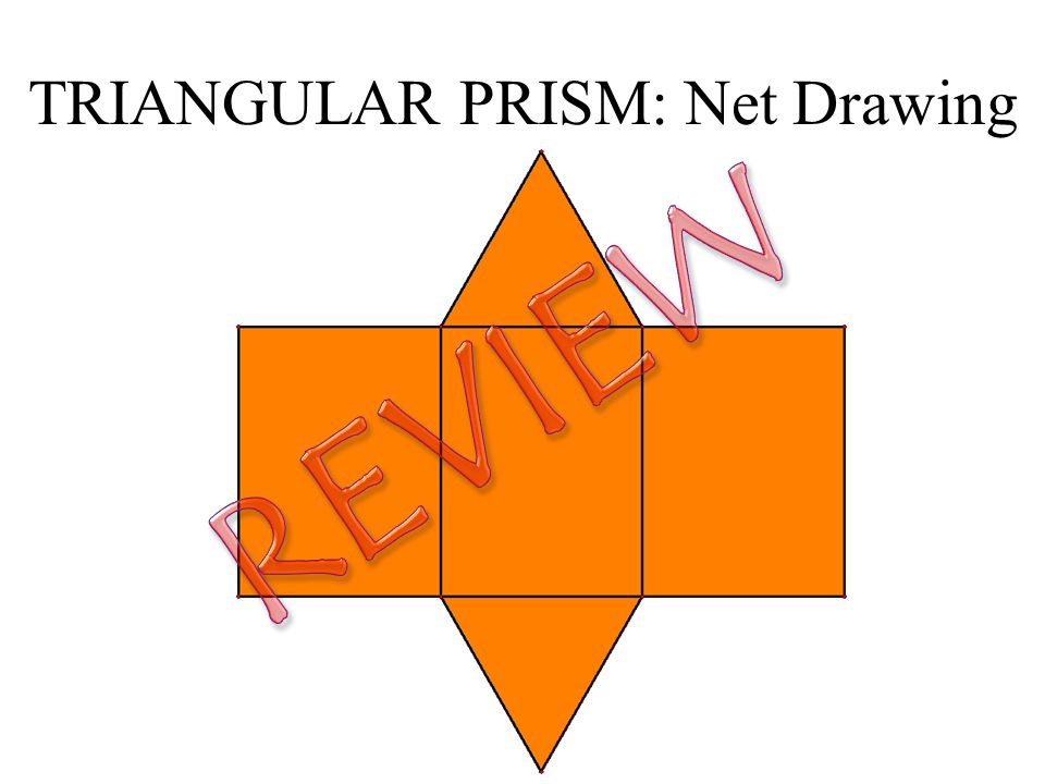 TRIANGULAR PRISM: Net Drawing