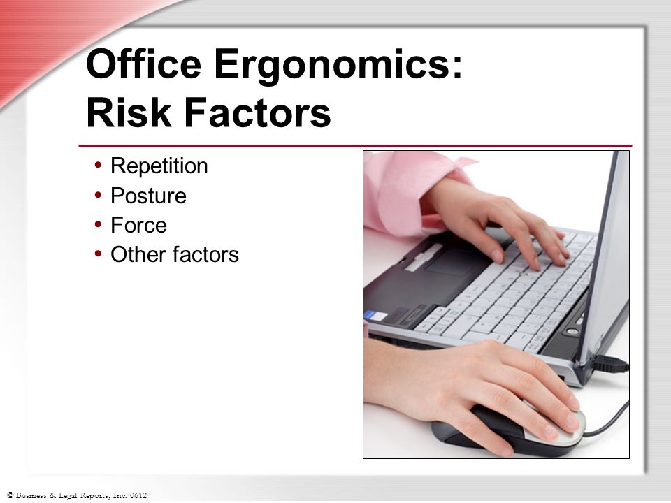 Office Ergonomics: Risk Factors