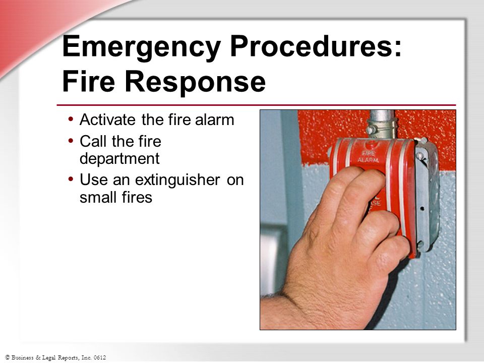 Emergency Procedures: Fire Response