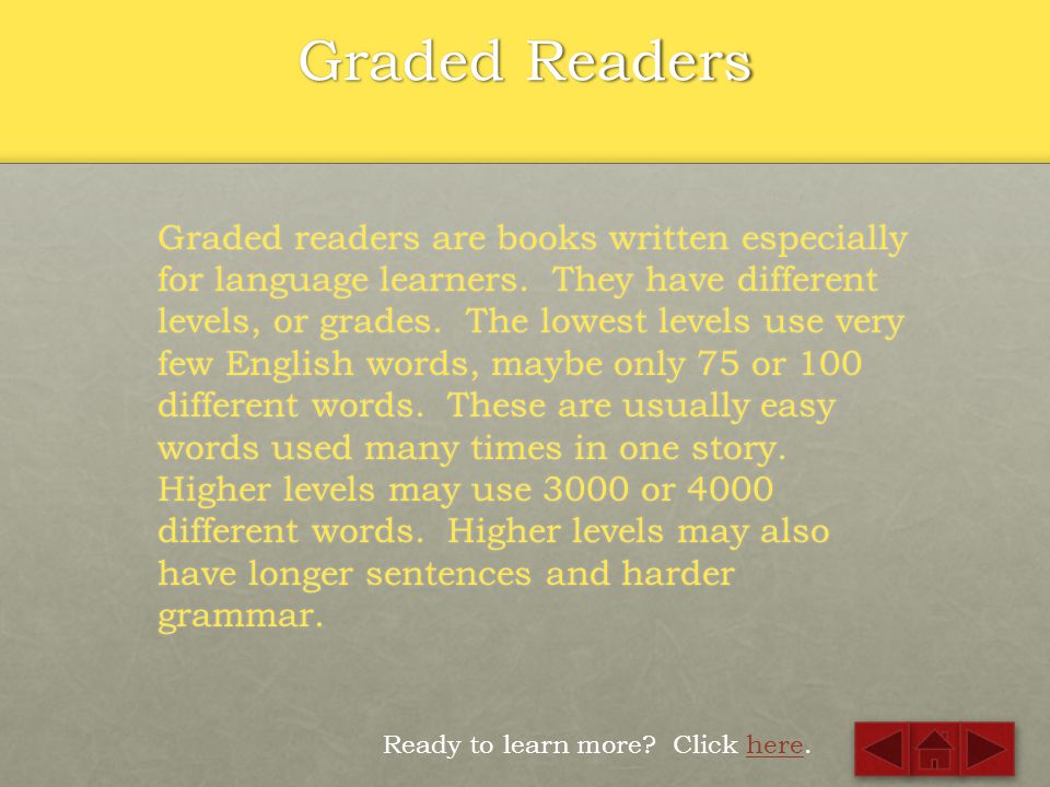 Graded Readers