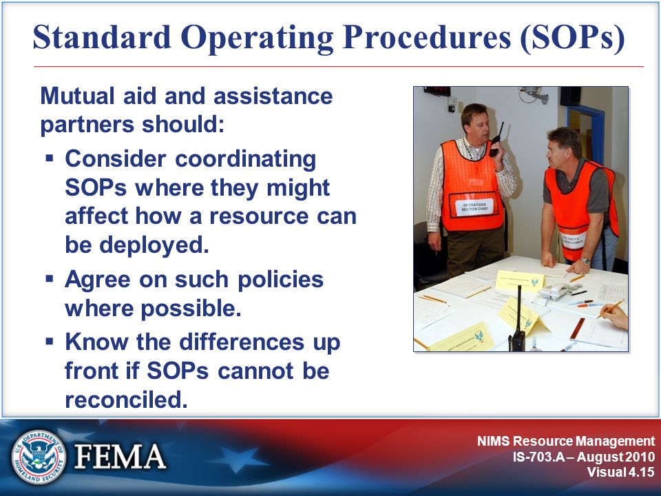 Standard Operating Procedures (SOPs)