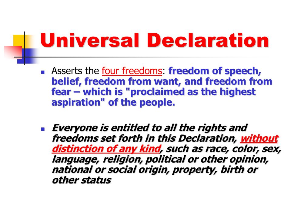 Universal Declaration