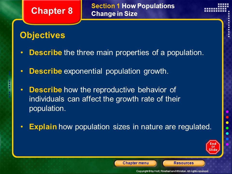 Chapter 8 POPULATIONS: How Populations Change in Size - ppt download