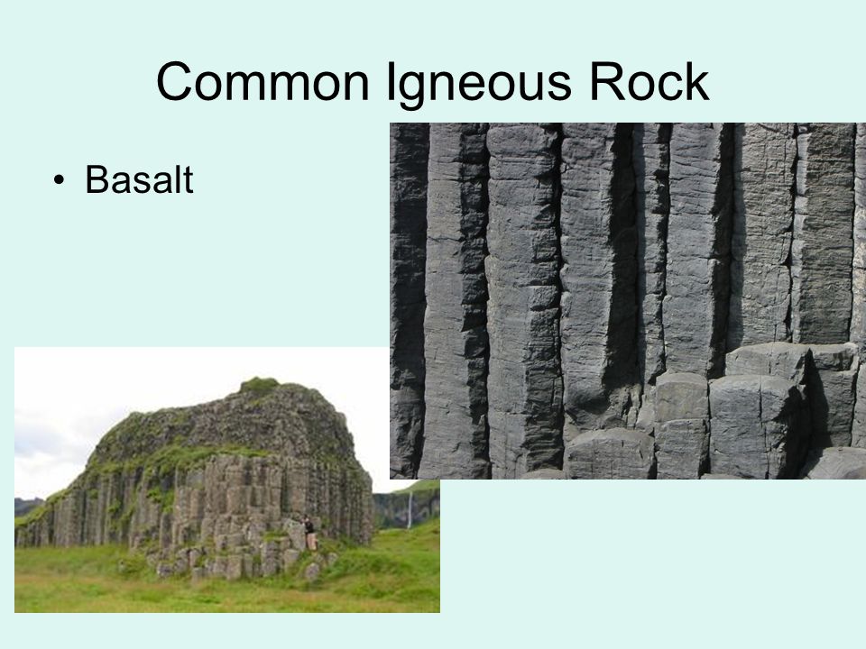 Common Igneous Rock Basalt