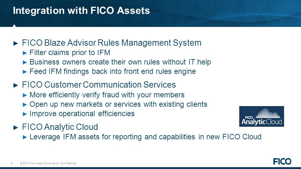 Integration with FICO Assets
