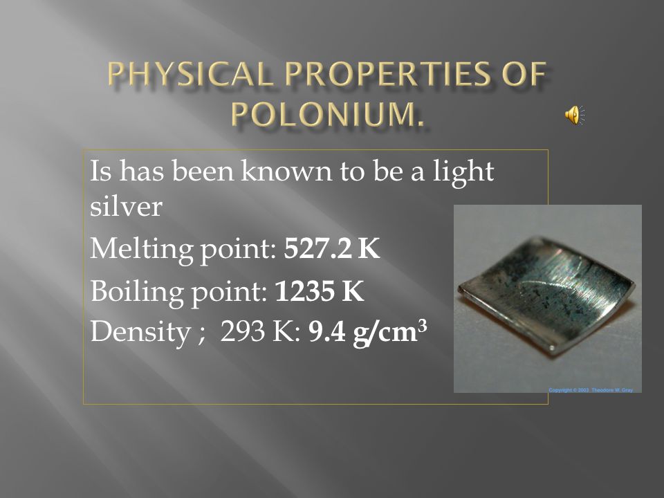 Polonium By;jackson Polonium ppt video online download