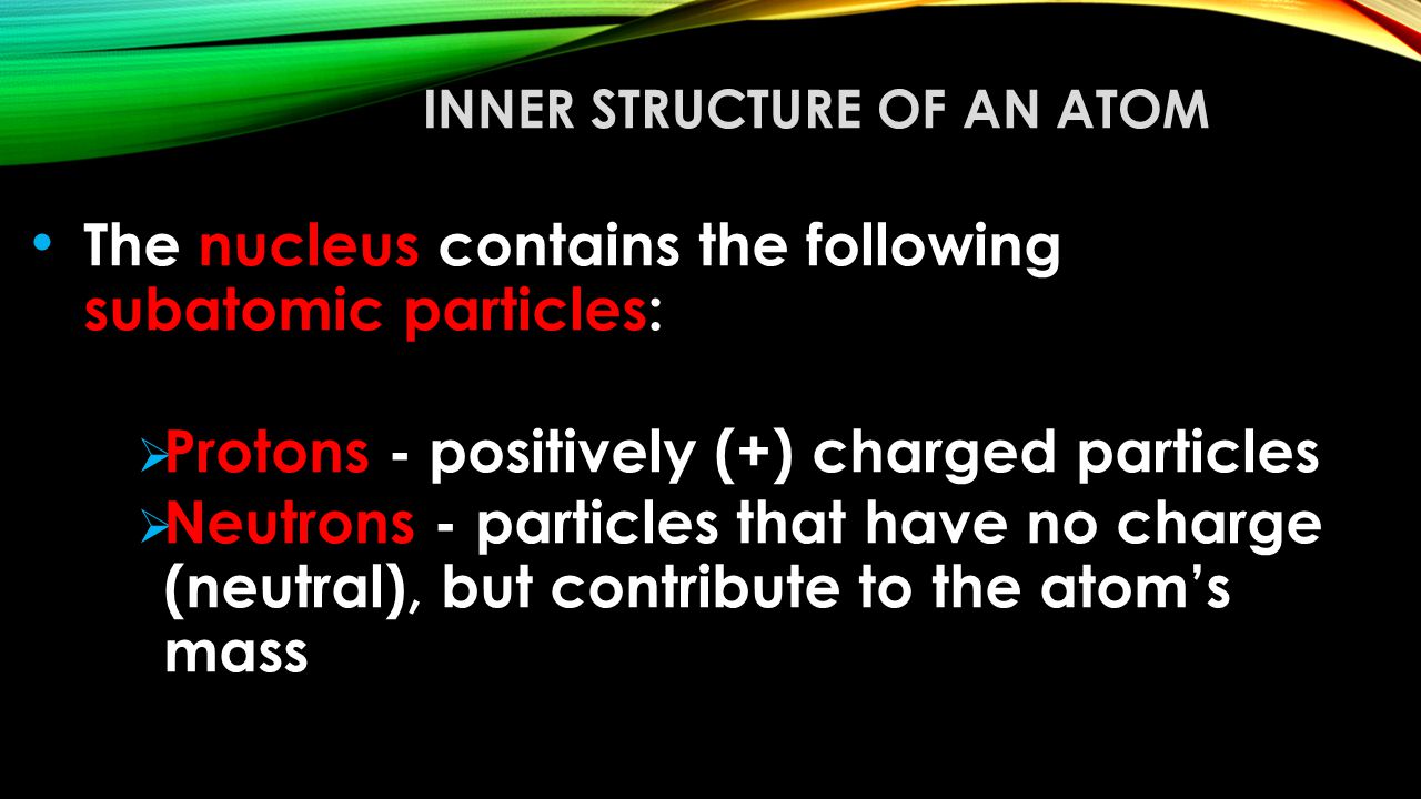 Inner Structure of an Atom