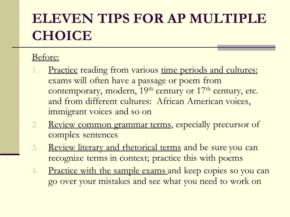 Ap Lit Multiple Choice Tips Museumofmodernartphotographycourse ap-lit-multiple-choice-tips-museumofmodernartphotographycourse