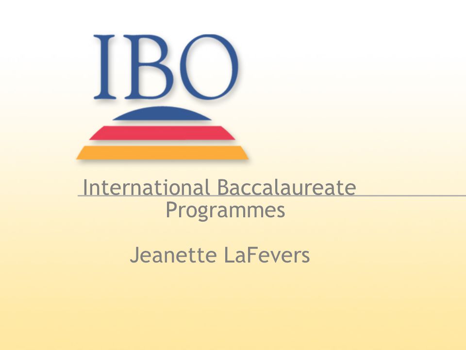 International Baccalaureate Programmes