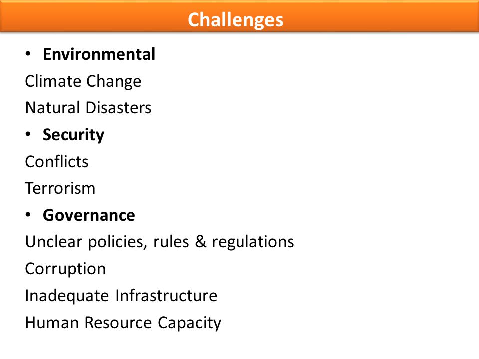Challenges Environmental Climate Change Natural Disasters Security