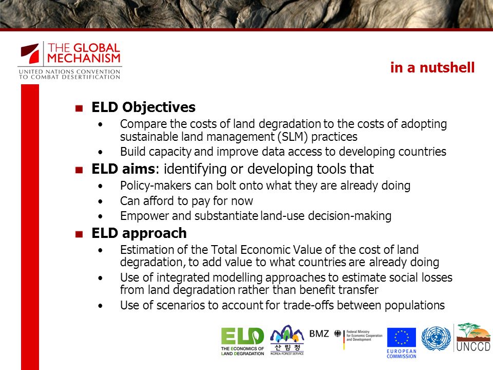ELD aims: identifying or developing tools that