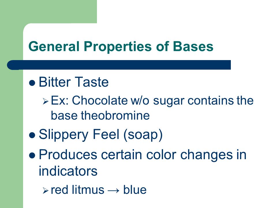 General Properties of Bases