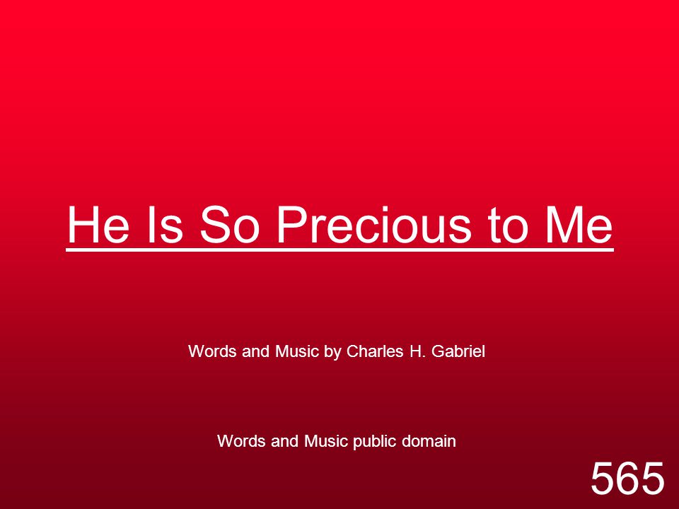 Words and Music by Charles H. Gabriel Words and Music public domain