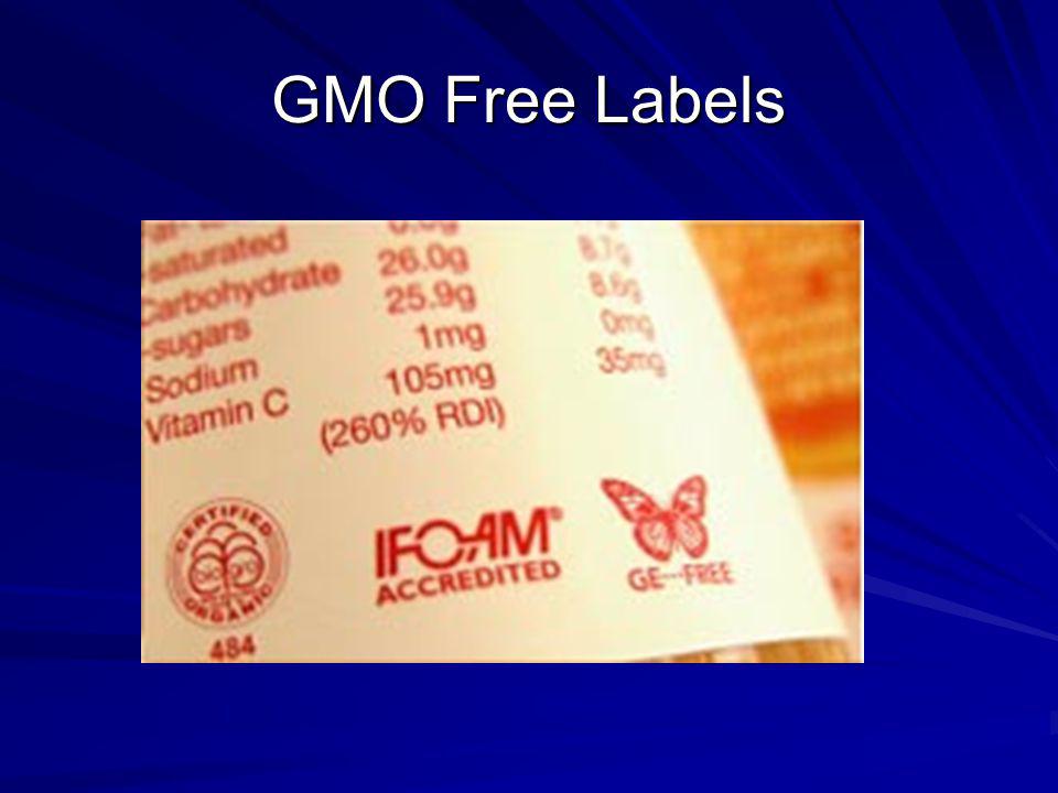 GMO Free Labels