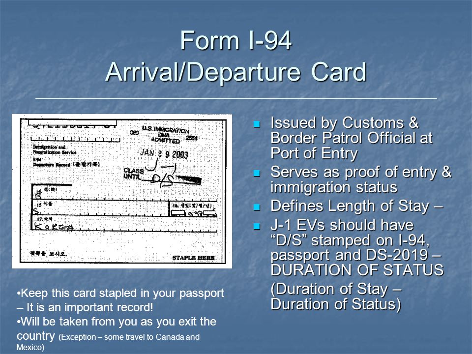 The J 1 Exchange Visitor Program Ppt Video Online Download