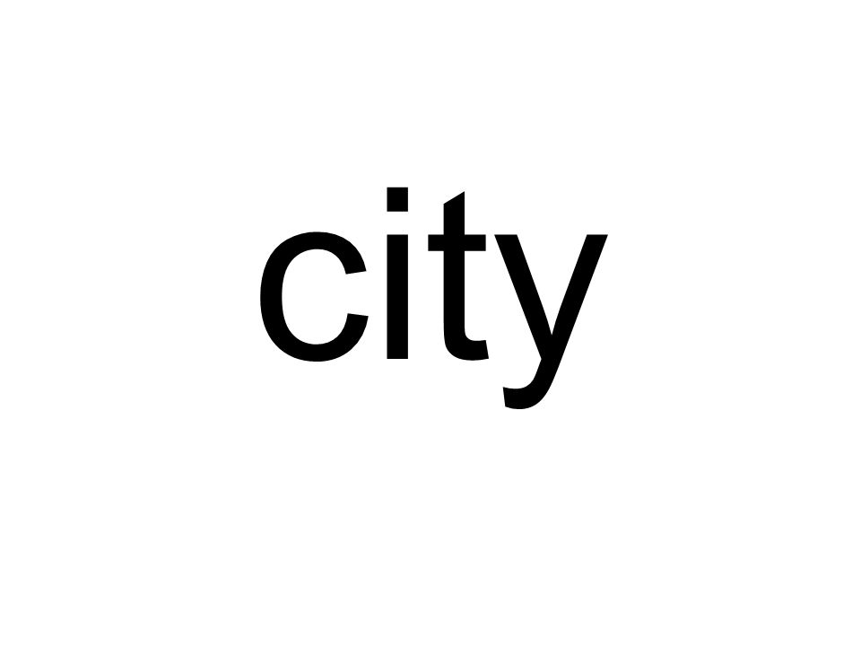 city