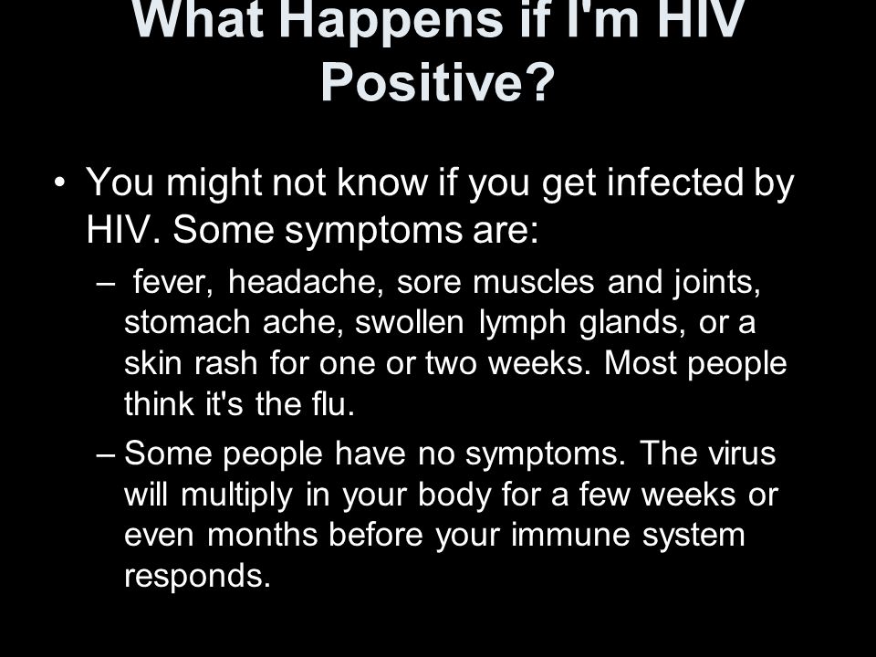 What Happens if I m HIV Positive