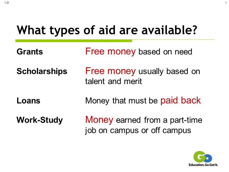 What types of aid are available