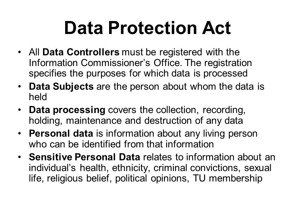 Data Protection and Freedom of Information - ppt video online download