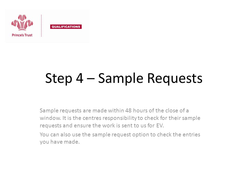 Step 4 – Sample Requests