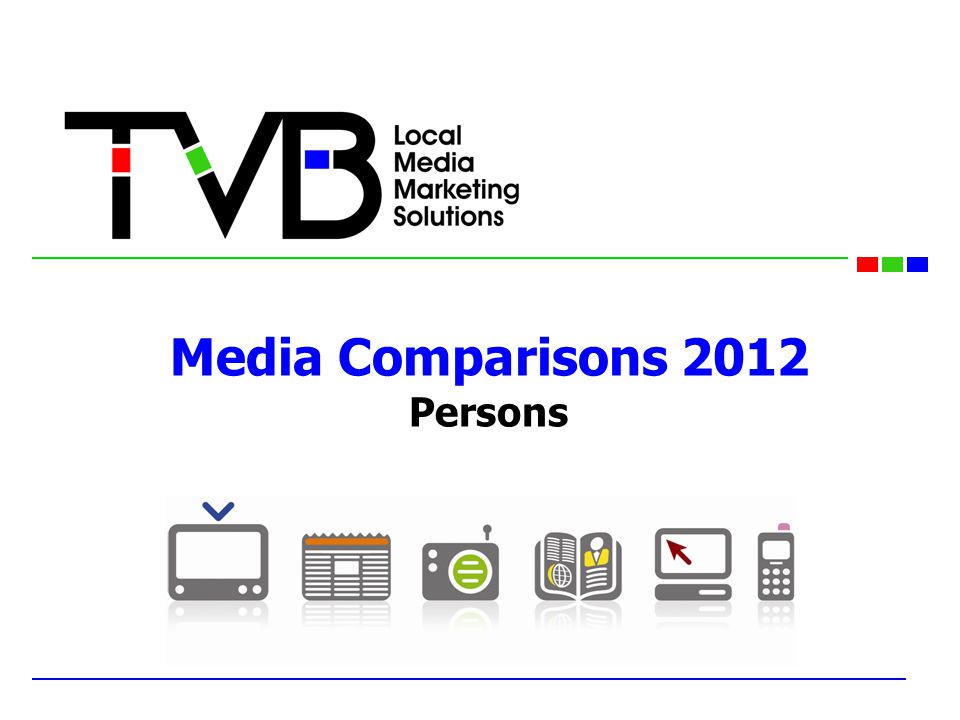Media Comparisons 2012 Persons