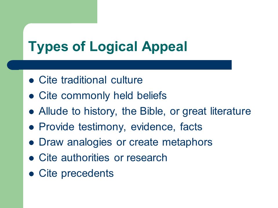 logical appeal literary definition