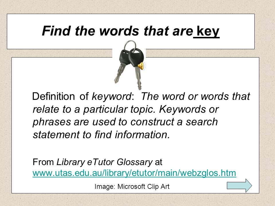 tips for choosing and using keywords