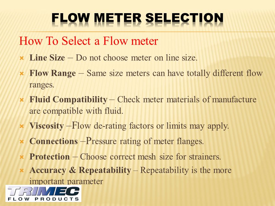 Introduction to Flow Meters - ppt video online download