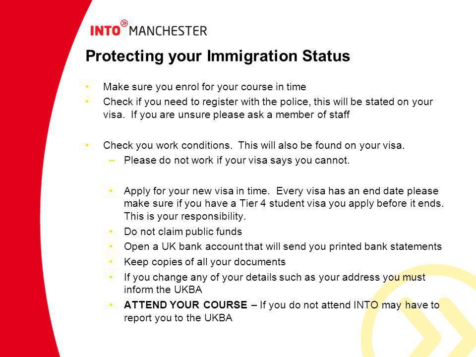 Protecting your Immigration Status