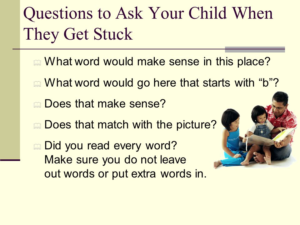 Questions to Ask Your Child When They Get Stuck