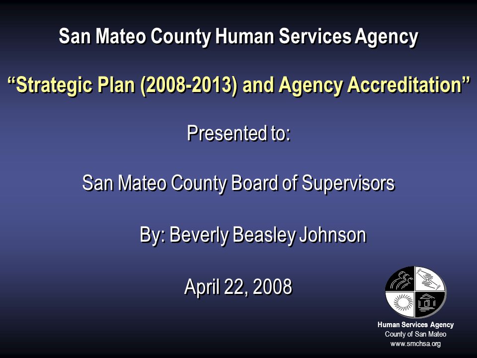 Strategic Plan ( ) and Agency Accreditation
