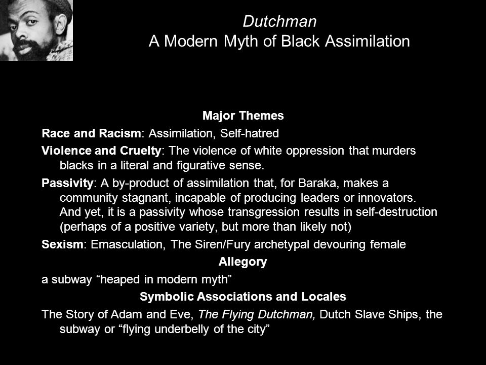 dutchman and the slave summary