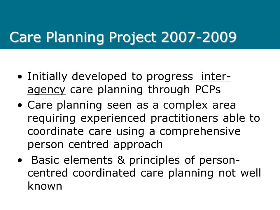 Care Planning Project