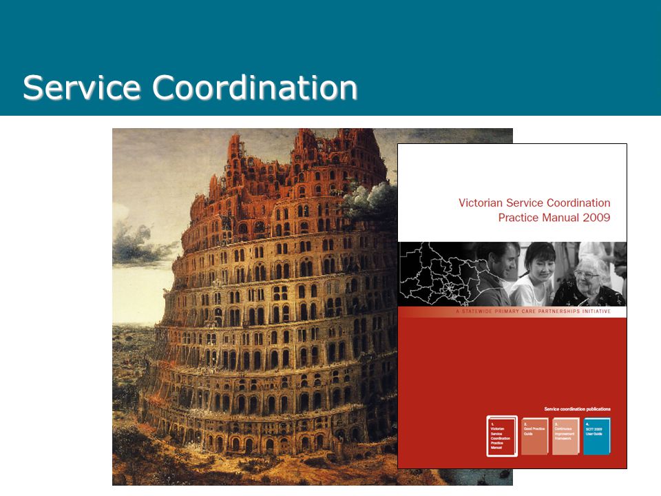 Service Coordination Tower of Babel