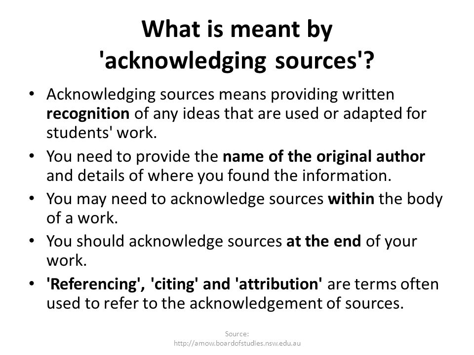 Module 2 Acknowledging Sources Ppt Video Online Download