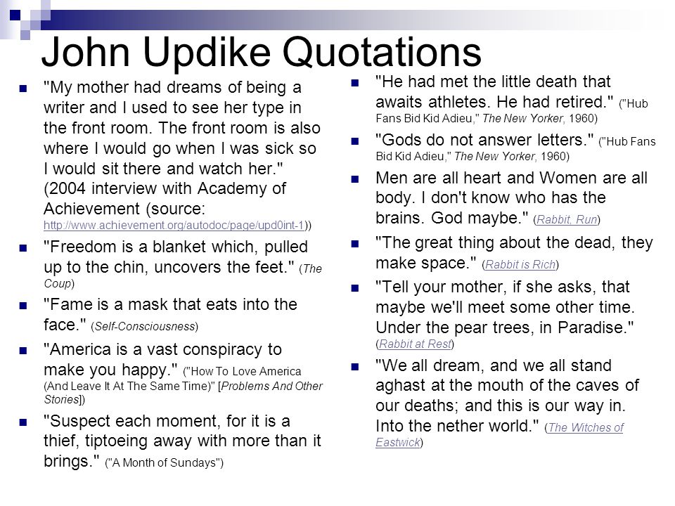 john updike a&p criticism