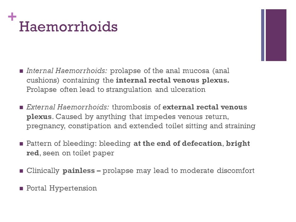 Haemorrhoids