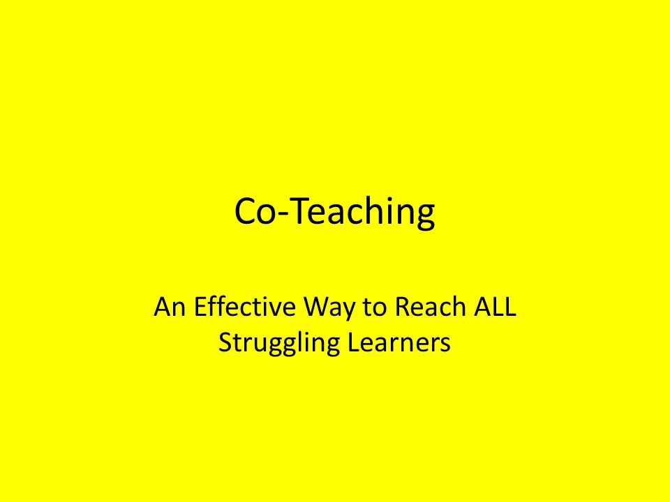 An Effective Way to Reach ALL Struggling Learners